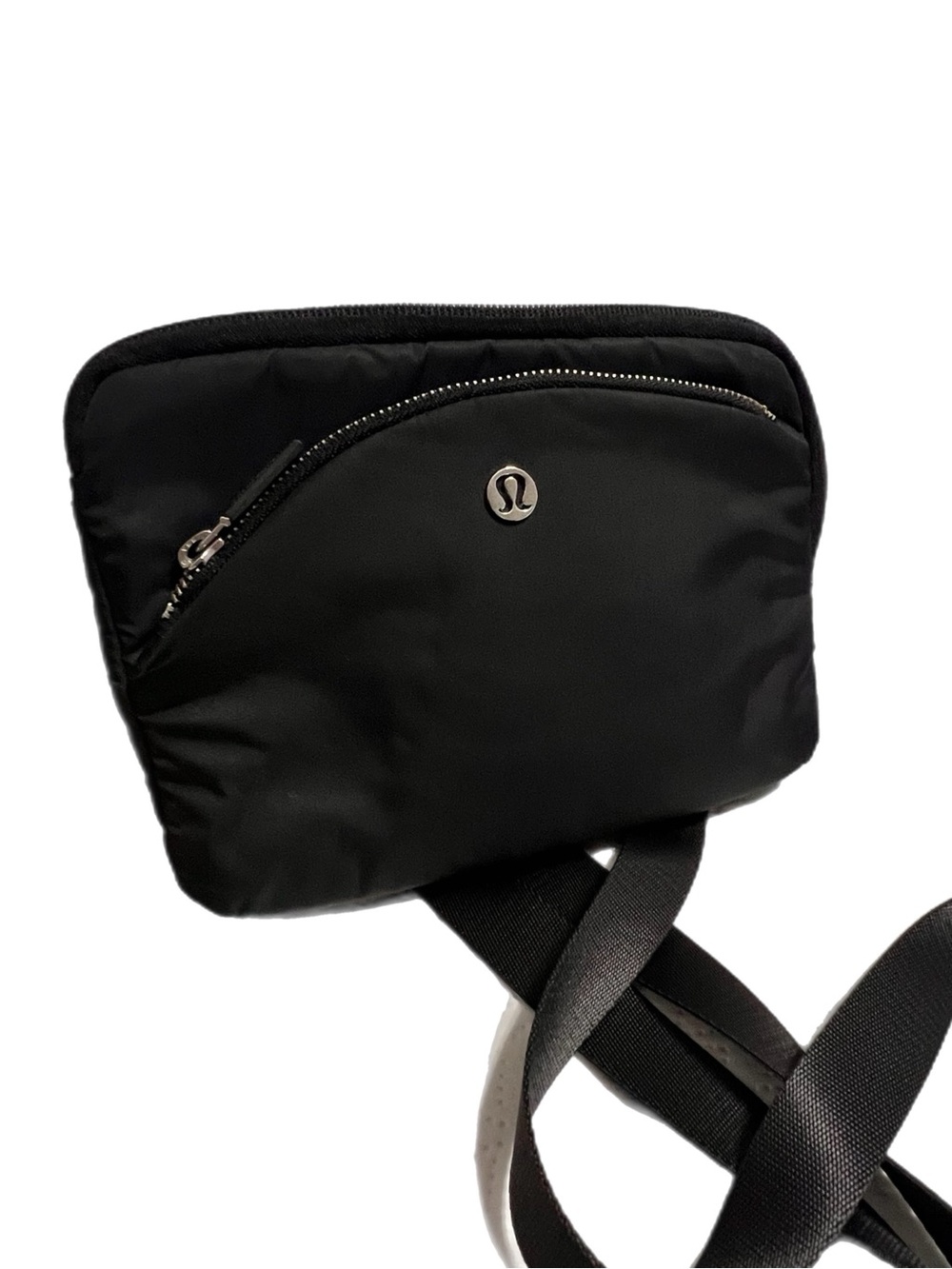 lululemon athletica Black Nylon Crossbody Bag